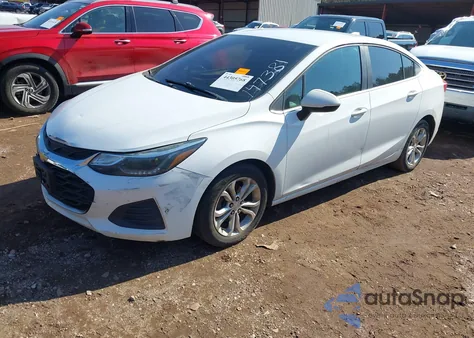 2019 Chevrolet Cruze Lt из США, поврежденный, VIN 1G1BE5SM0K7147381